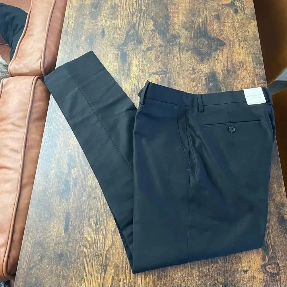 Banana Republic tailored slim fit trousers